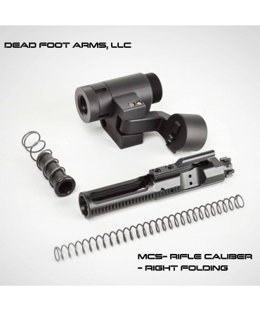 Dead Foot Arms Modified Cycle System – RIFLE CALIBER – with Right Side Folding Stock Adaptor